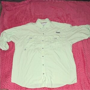Men's Light Green Button Down Shirt
